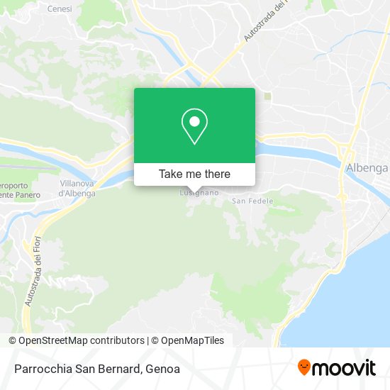Parrocchia San Bernard map