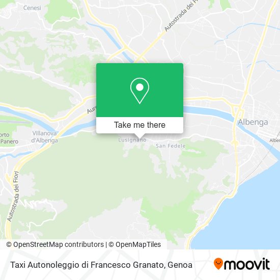 Taxi Autonoleggio di Francesco Granato map