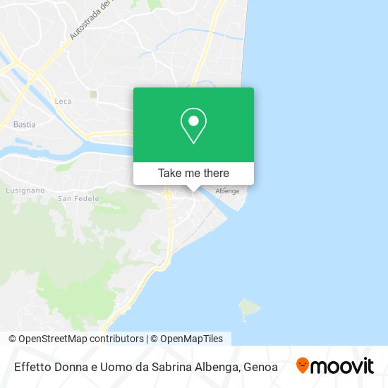 Effetto Donna e Uomo da Sabrina Albenga map