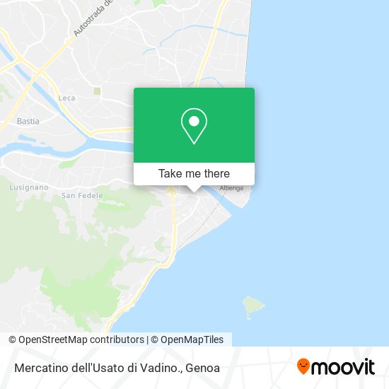 Mercatino dell'Usato di Vadino. map