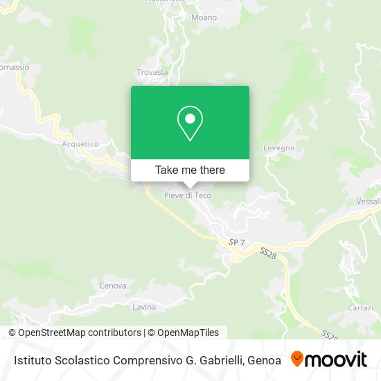 Istituto Scolastico Comprensivo G. Gabrielli map
