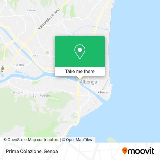 Prima Colazione map