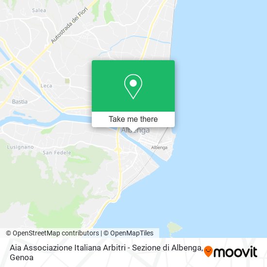 Aia Associazione Italiana Arbitri - Sezione di Albenga map