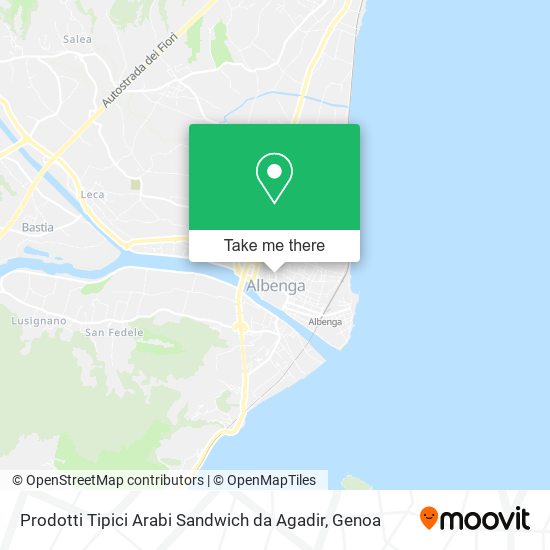 Prodotti Tipici Arabi Sandwich da Agadir map