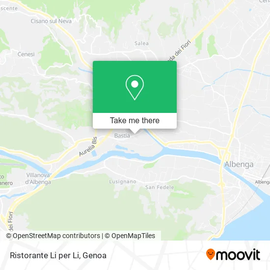 Li per Li Restaurant map