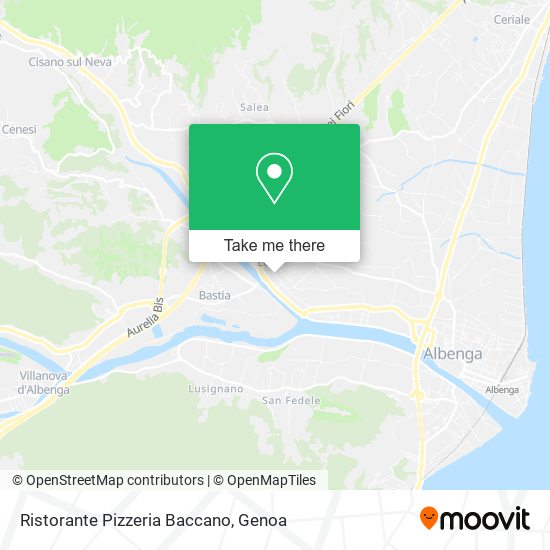 Ristorante Pizzeria Baccano map