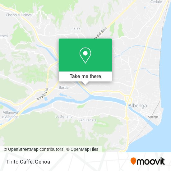 Tiritò Caffè map