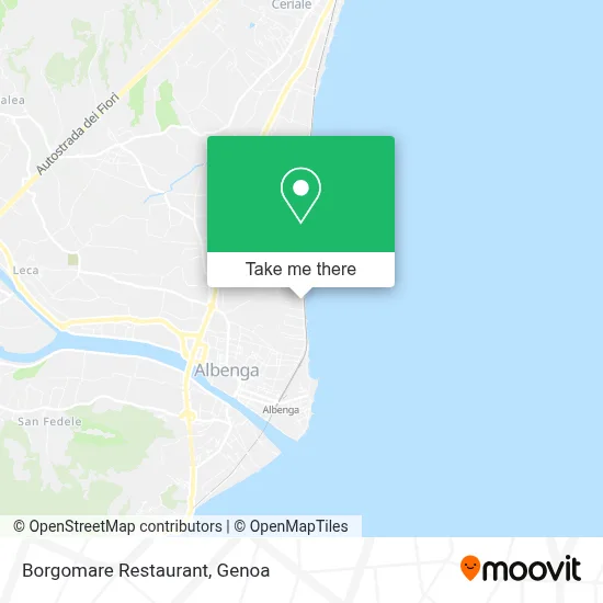 Borgomare Restaurant map
