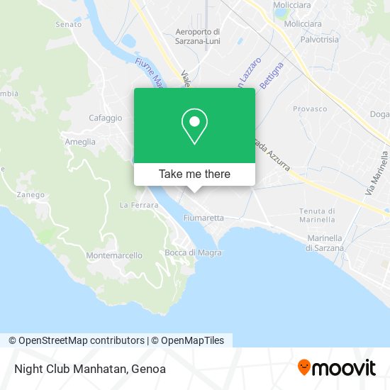 Night Club Manhatan map