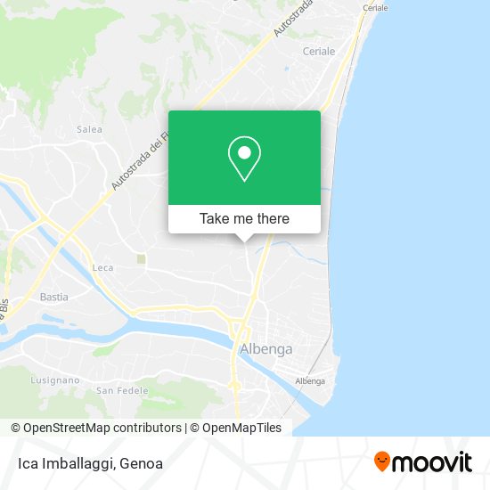 Ica Imballaggi map