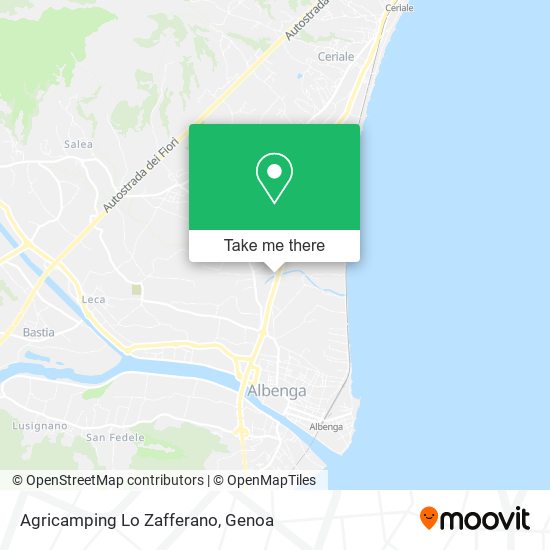 Agricamping Lo Zafferano map
