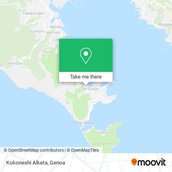 Kokoneshi Alketa map