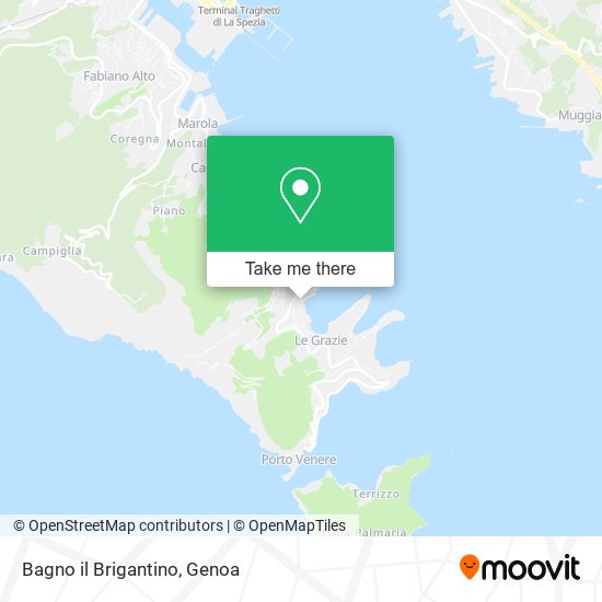 Bagno il Brigantino map