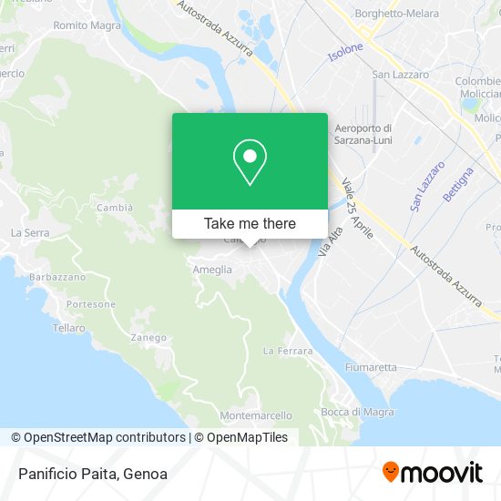 Panificio Paita map