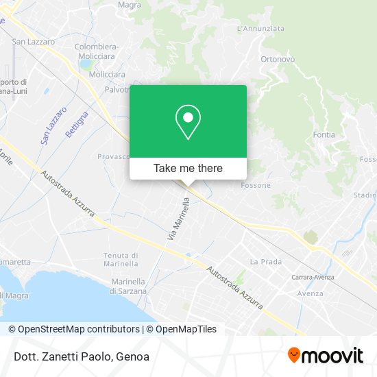 Dott. Zanetti Paolo map