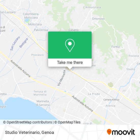 Studio Veterinario map