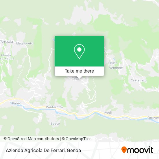 Azienda Agricola De Ferrari map