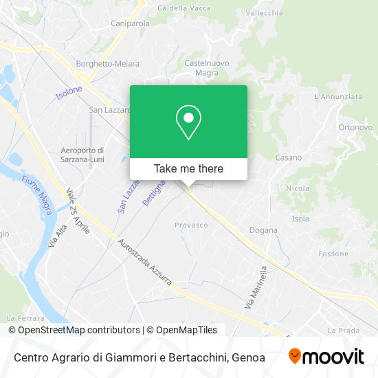 Centro Agrario di Giammori e Bertacchini map