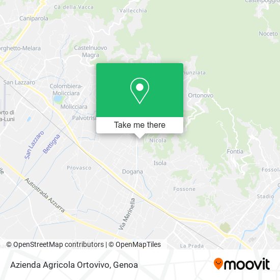 Azienda Agricola Ortovivo map