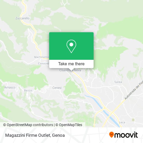 Magazzini Firme Outlet map