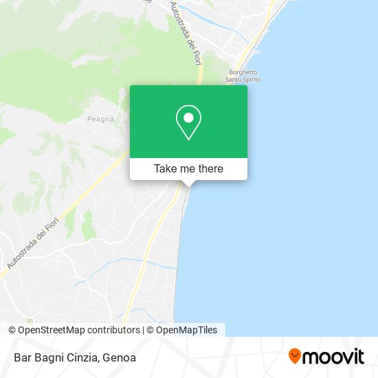 Bar Bagni Cinzia map