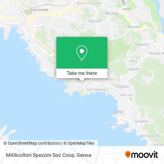 Mitilicoltori Spezzini Soc Coop map