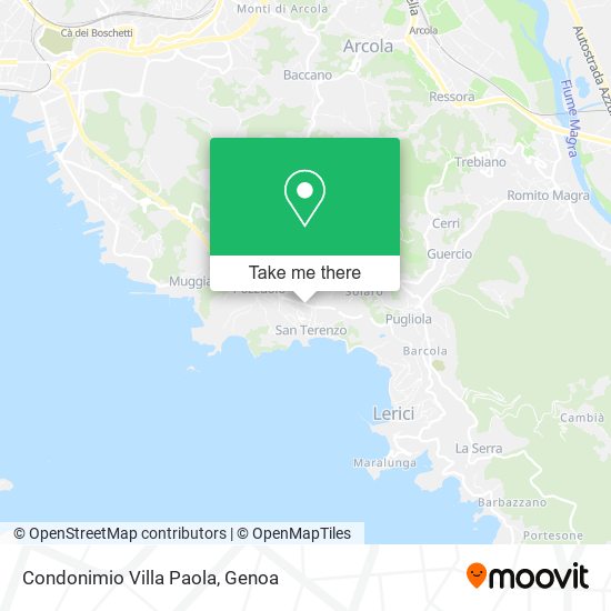 Condonimio Villa Paola map