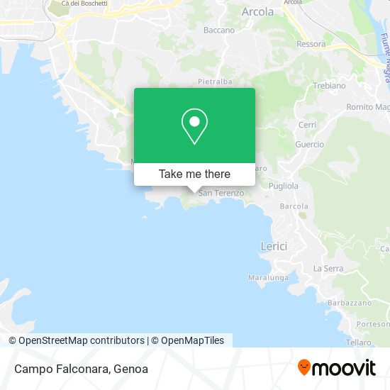 Campo Falconara map