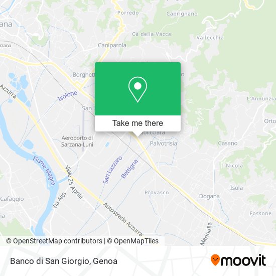 Banco di San Giorgio map