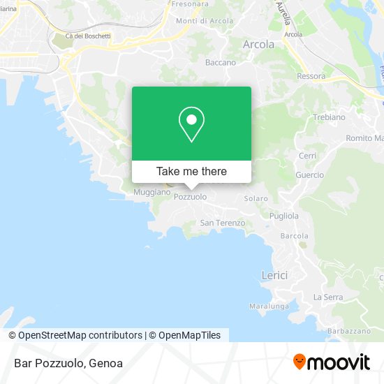 Bar Pozzuolo map