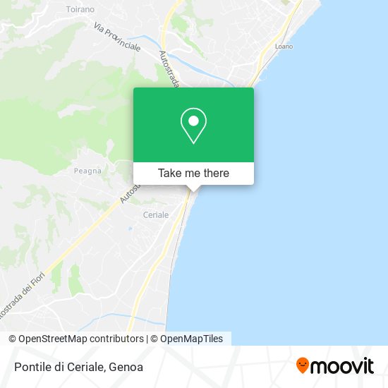 Pontile di Ceriale map
