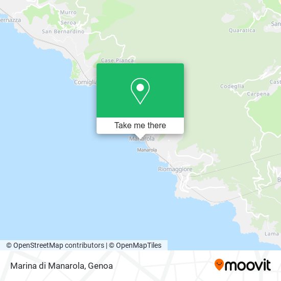 Marina di Manarola map
