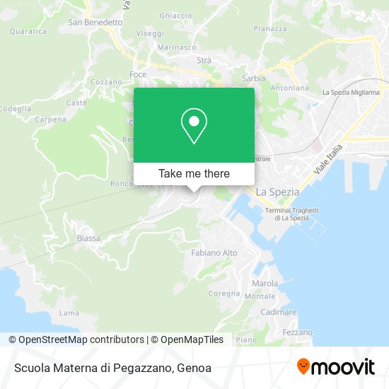 Scuola Materna di Pegazzano map