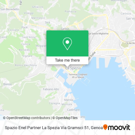 Spazio Enel Partner La Spezia Via Gramsci 51 map