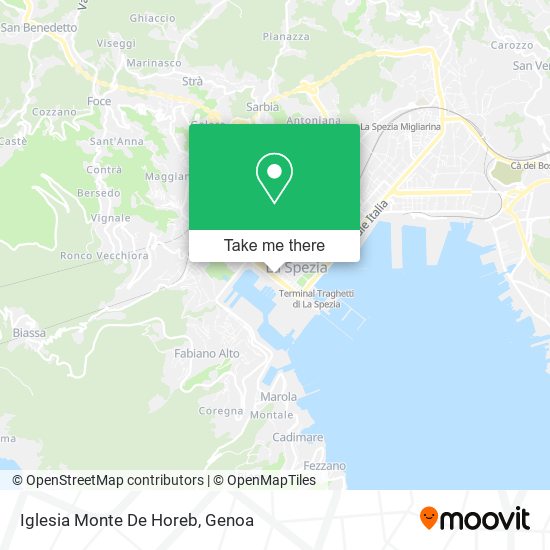 Iglesia Monte De Horeb map