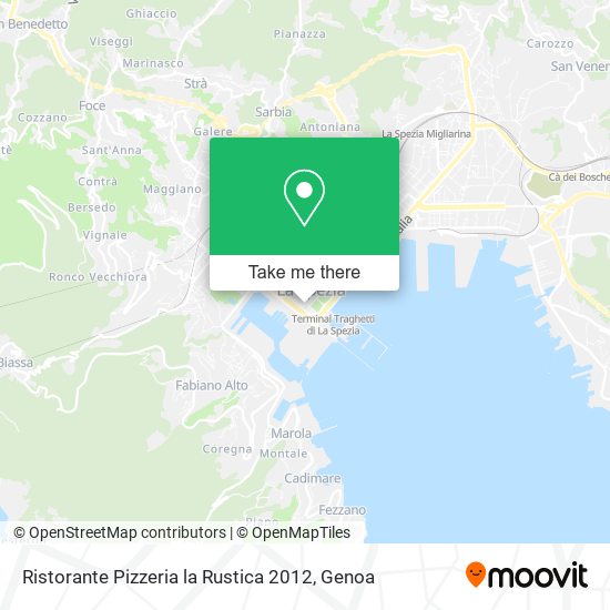 Ristorante Pizzeria la Rustica 2012 map
