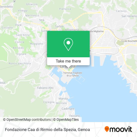 Fondazione Caa di Rirmio della Spezia map