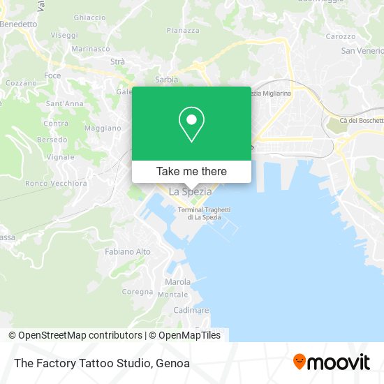 The Factory Tattoo Studio map