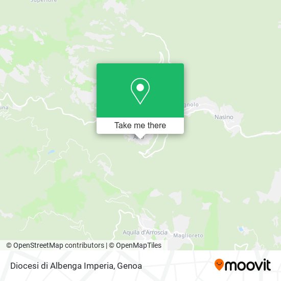 Diocesi di Albenga Imperia map