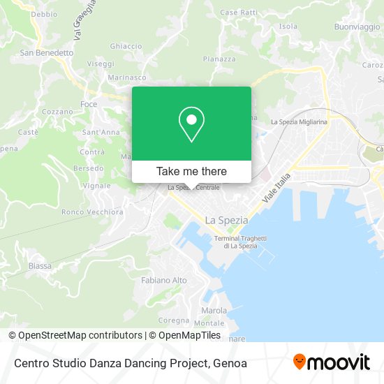 Centro Studio Danza Dancing Project map