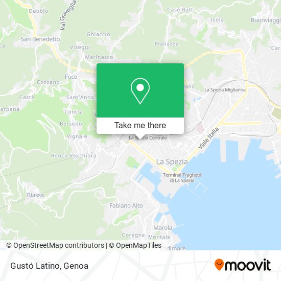 Gustó Latino map