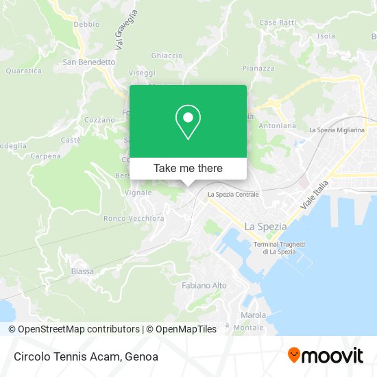 Circolo Tennis Acam map