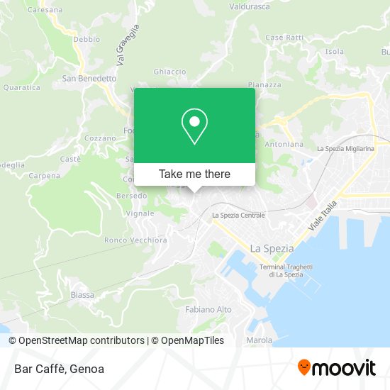 Bar Caffè map