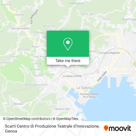 Scarti Centro di Produzione Teatrale d'Innovazione map