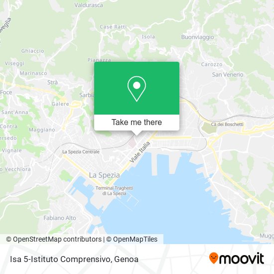 Isa 5-Istituto Comprensivo map