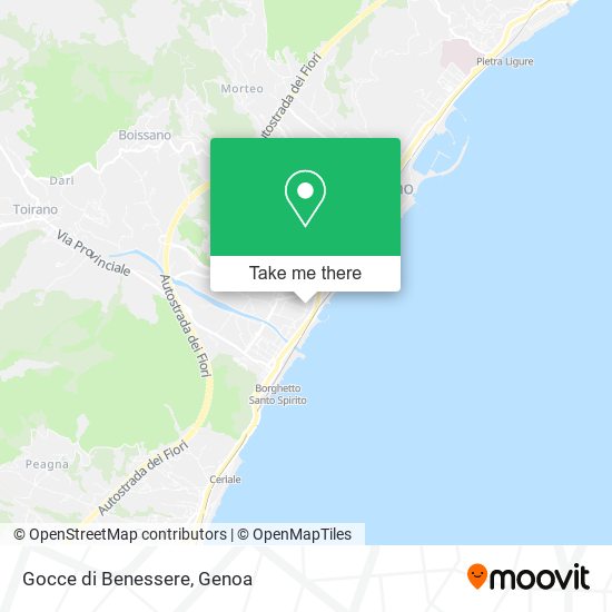 Gocce di Benessere map