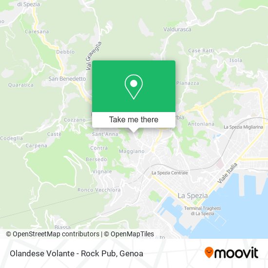 Olandese Volante - Rock Pub map