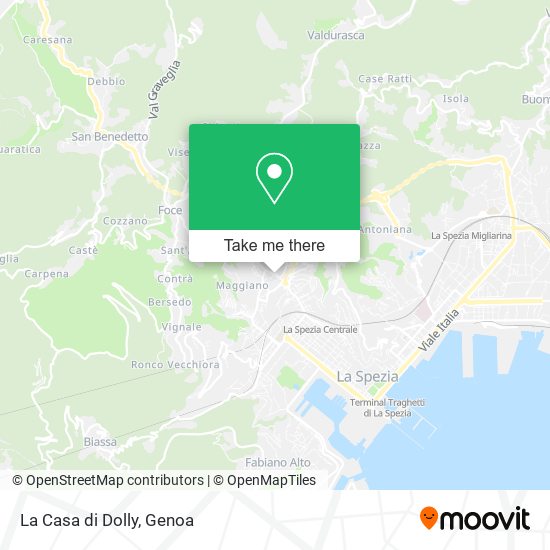 La Casa di Dolly map