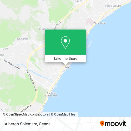Albergo Solemare map