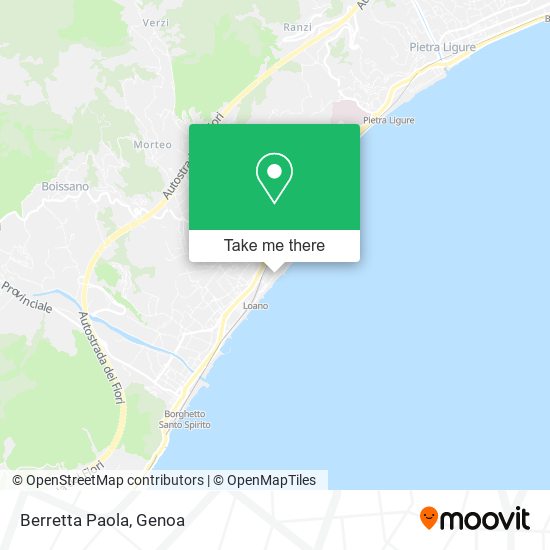 Berretta Paola map